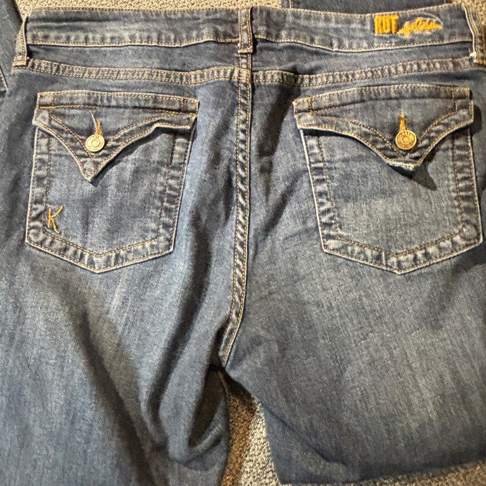 Kut from the Kloth Dark Blue Straight Leg Jeans - Picture 6 of 11
